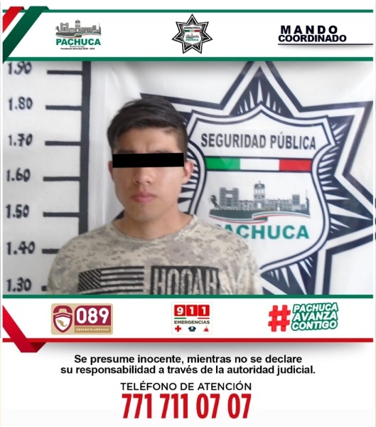 Frustra policía de Pachuca asalto bancario en proceso