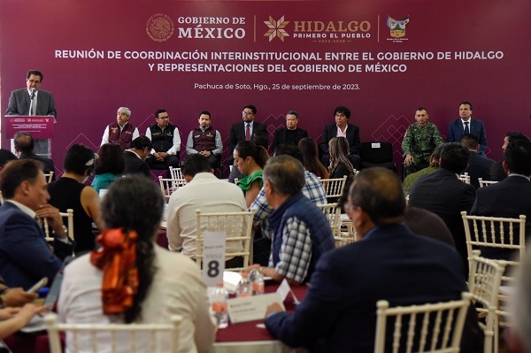 Gobierno de México y Gobierno de Hidalgo suman esfuerzos para garantizar el bienestar del pueblo