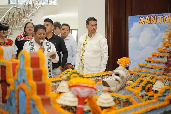 Destaca Huejutla en la presentación de Xantolo en Los Pinos