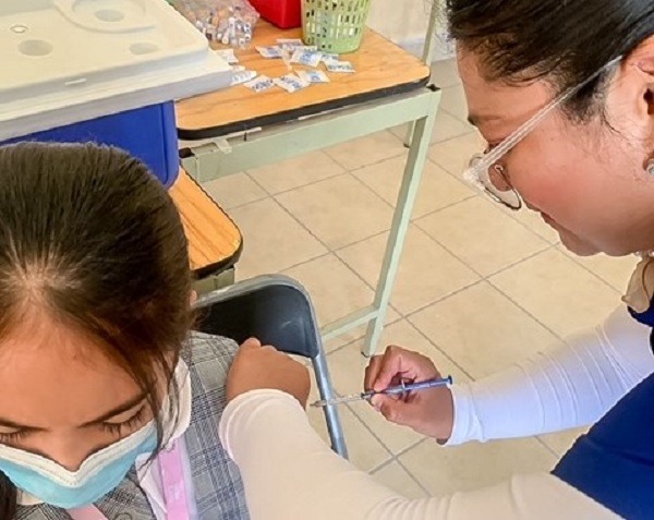 Continúa programa preventivo de vacunación contra el Virus del Papiloma Humano en Hidalgo