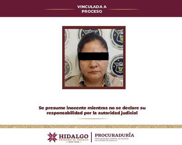 La PGJEH obtuvo vinculación a proceso para la ex coordinadora de planeación financiera de la Secretaría de Finanzas, investigada por peculado