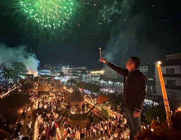 ¡Espectacular cierre de Xantolo en Huejutla!