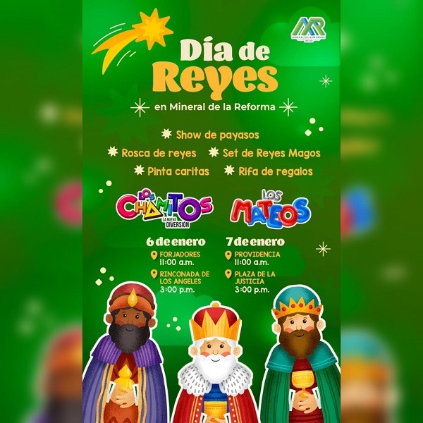 Festejo de Día de Reyes en Mineral de la Reforma