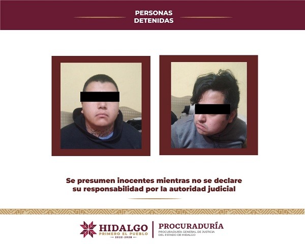 Mediante cateo, desactiva PGJEH punto de venta de drogas en Tulancingo; hay dos detenidos