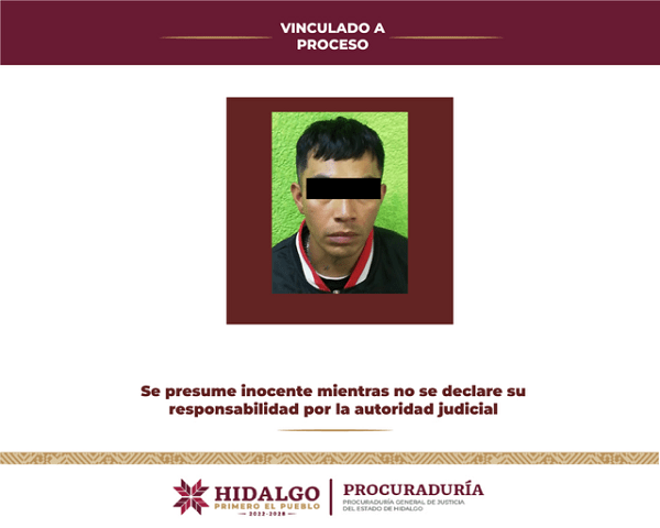 Vinculan a proceso a una persona investigada por secuestro agravado, ocurrido en Tizayuca