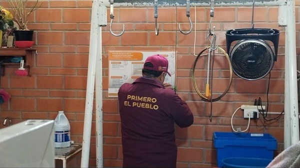 COPRISEH realiza acciones de vigilancia a establecimientos que procesan carne para consumo en la Jurisdicción sanitaria Tulancingo