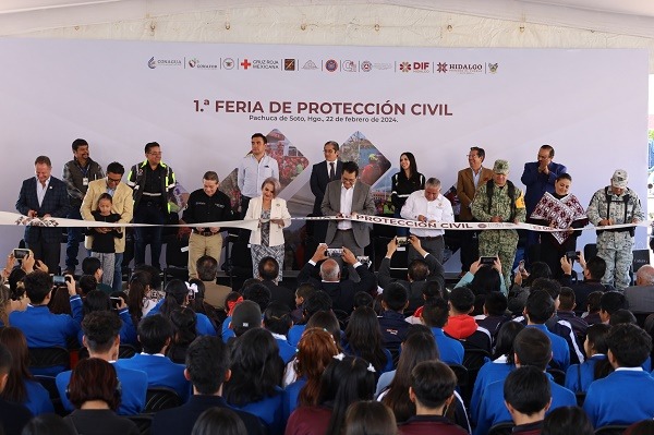 Se realiza Primera Feria de Protección Civil en Hidalgo