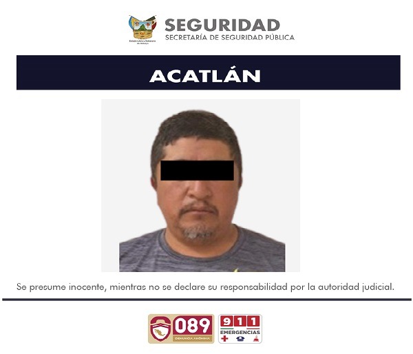 Asegura SSPH hidrocarburo en región Tulancingo, hay un detenido