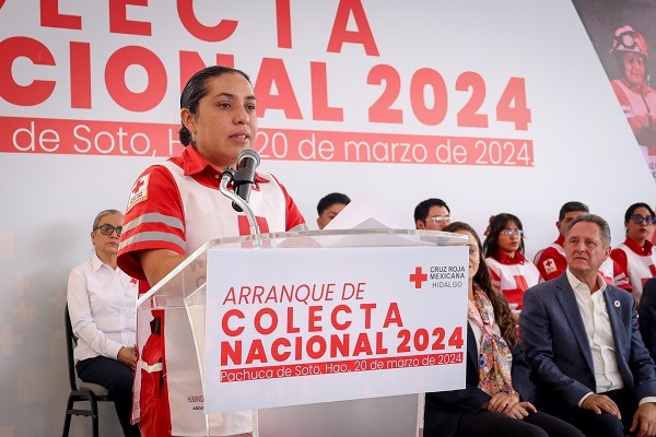 Arranca en Hidalgo la Colecta Nacional 2024 de la Cruz Roja