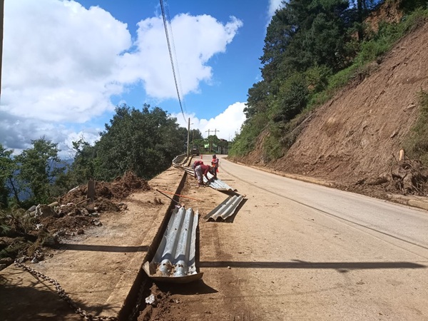Reabren 25 carreteras federales en Hidalgo dañadas por las lluvias