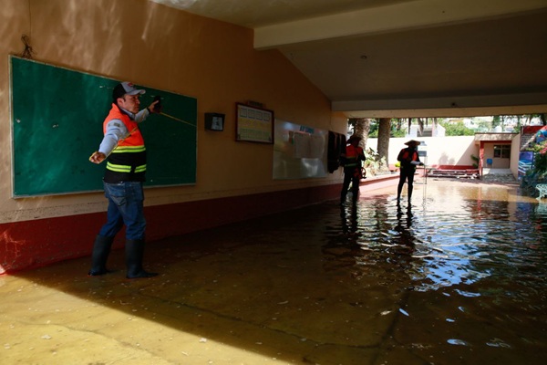 209 escuelas en Hidalgo con daños por las lluvias