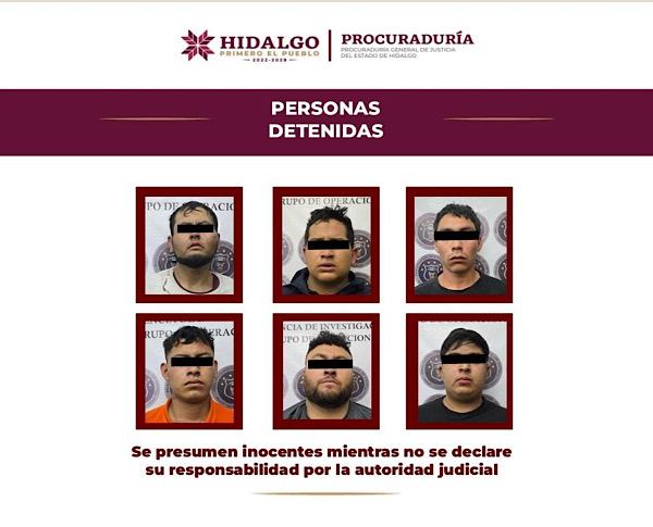 Operativo de la AIC en Atitalaquia, liberan a una persona privada de su libertad, hay seis detenidos