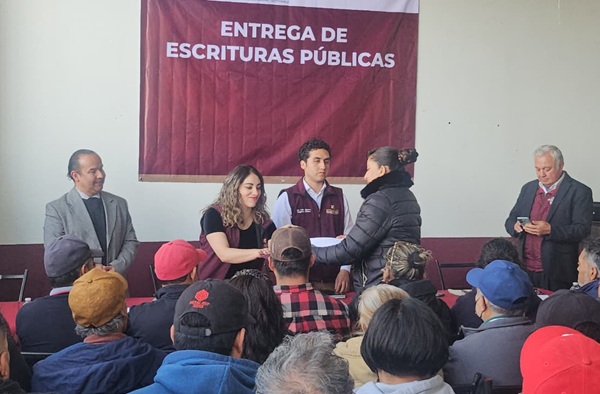 CEVI brinda certeza jurídica a familias de nueve municipios
