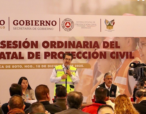 Gobierno de Hidalgo refuerza acciones de protección civil con resultados históricos en 2025