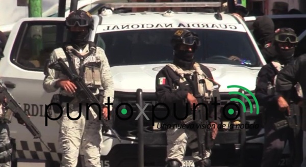 Despliegue de fuerzas federales en Tepeji del Río para cortar la luz a adultos mayores