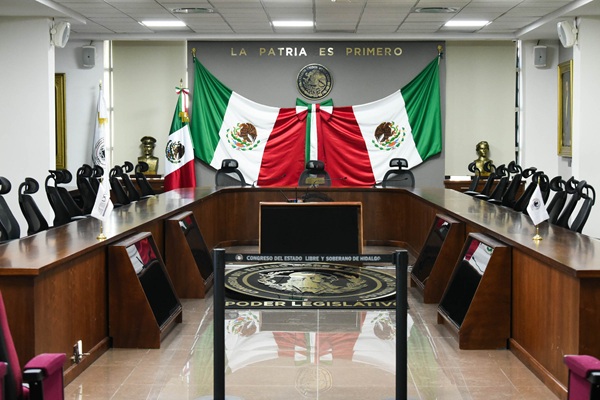 Congreso del Estado de Hidalgo iniciará en febrero el segundo periodo ordinario de sesiones