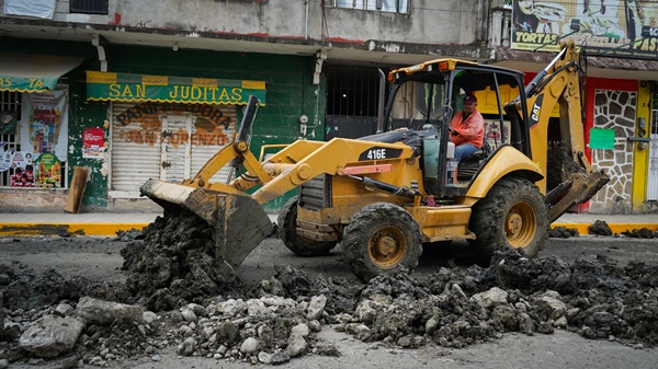 Atiende gobierno de Huejutla problemática de aguas residuales en la zona centro