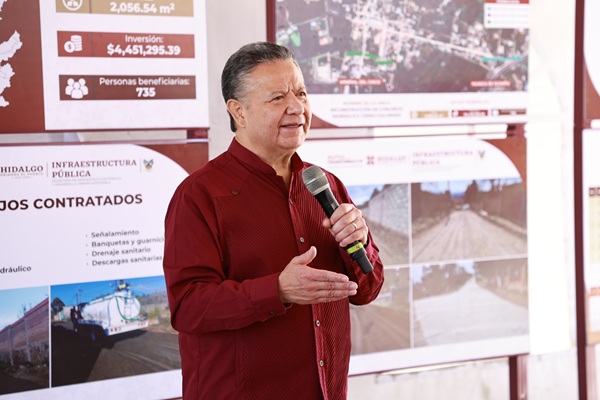 Menchaca Salazar invita a hidalguenses a participar en el desarrollo del estado