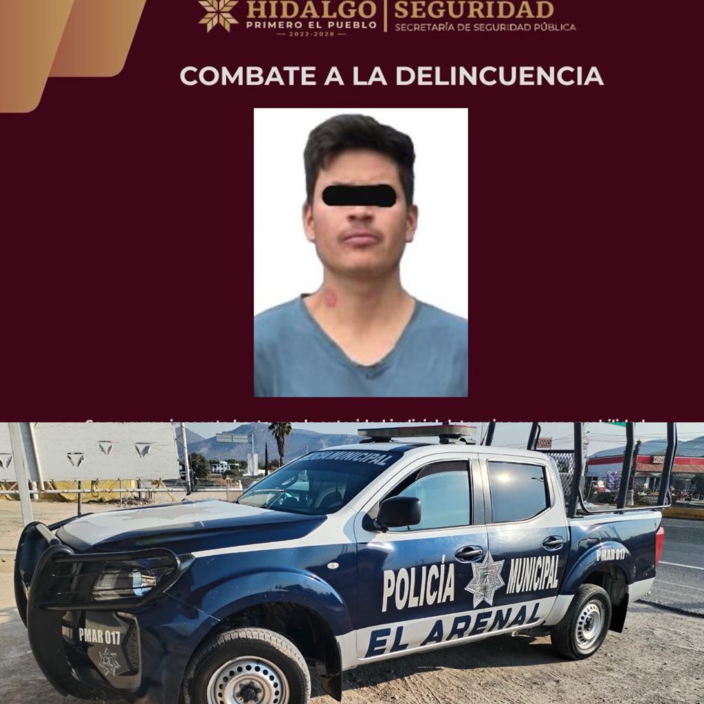 SSPH asegura en El Arenal a presunto implicado en robo de patrulla