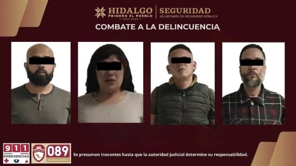 SSPH desmantela red de falsos promotores turísticos en Hidalgo; hay 4 detenidos