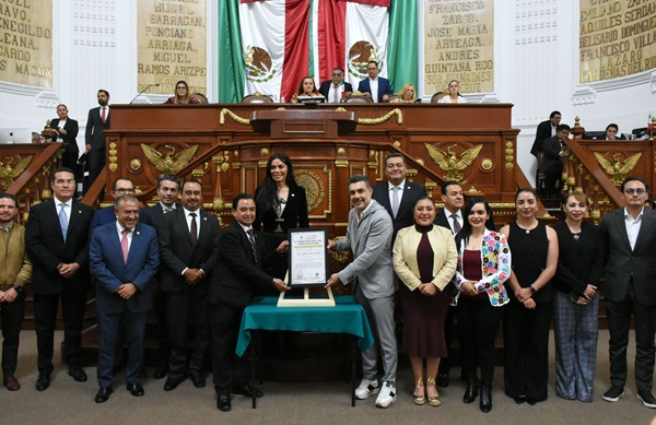 Poder Legislativo reconoce al Congreso de la Ciudad de México con la distinción La Mina del Tiempo