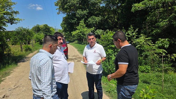 Alfredo San Román supervisa obras y proyecta nuevas acciones para el bienestar de Huejutla