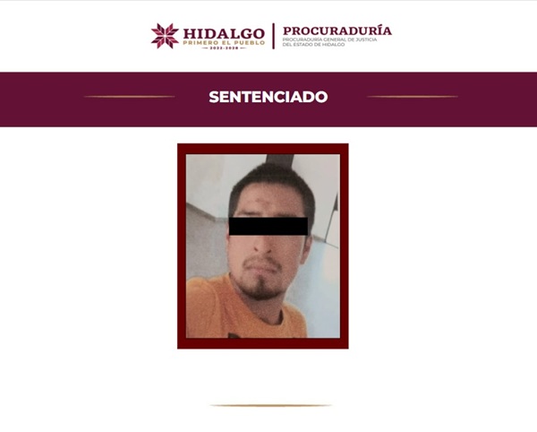 Sentencian a 48 años de prisión a responsable de homicidio calificado y lesiones agravadas en agravio de 2 personas en Tlanchinol en el 2021