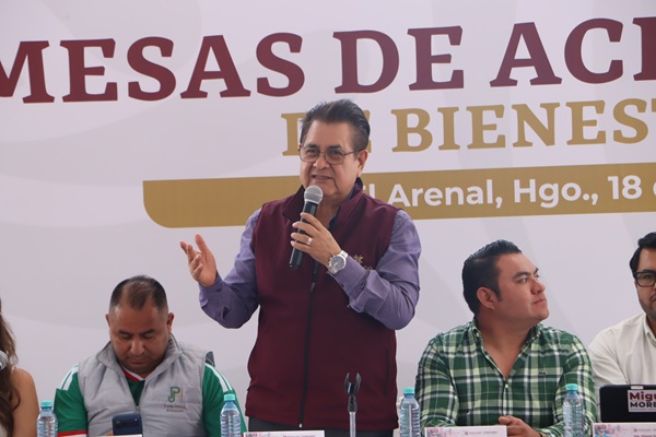 Dialoga Segobh con habitantes de El Arenal en mesas de bienestar y paz
