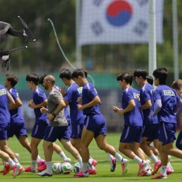 Derriban dron que sobrevolaba entrenamiento de Corea del Sur previo a partido ante México