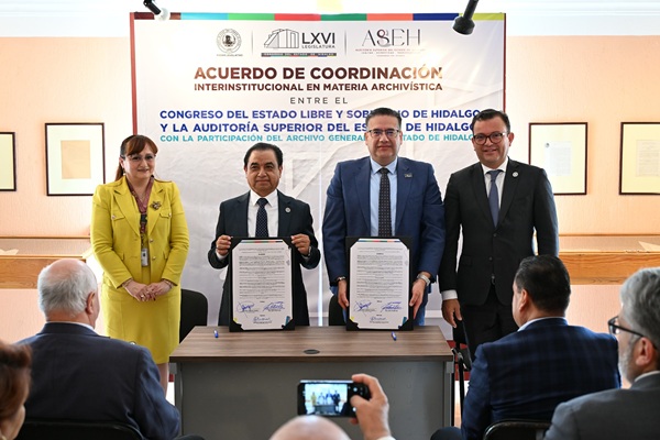 Congreso, ASEH y Archivo General fortalecen la gestión documental con acuerdo histórico