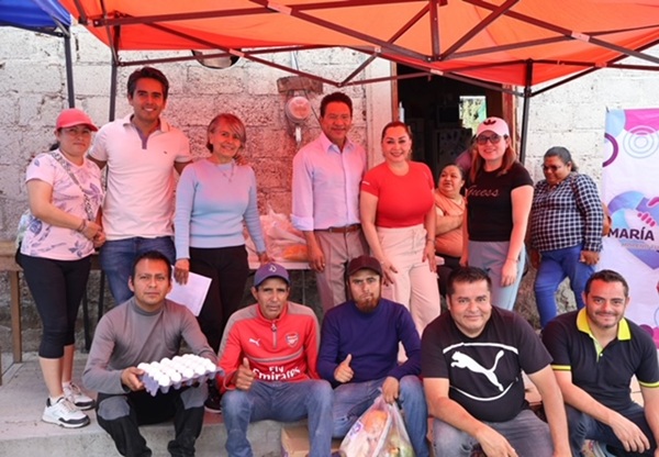 Fundación María Elena Moreno amplía apoyo alimentario en colonias de Pachuca