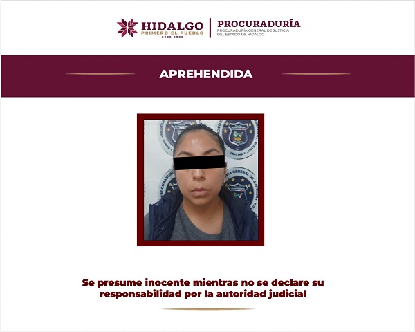 Detienen en Pachuca a mujer buscada por robo agravado de un vehículo en CDMX