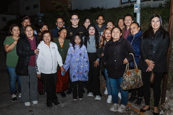 Jorge Reyes entrega trabajos de alumbrado en el Bulevar Panorámico y alcanza más de 20 mil luminarias recuperadas en Pachuca