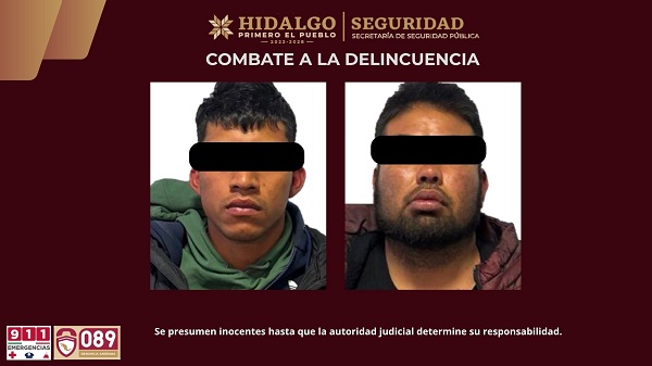 Asegura SSPH a generadores de violencia en Zempoala; portaban armas largas abastecidas