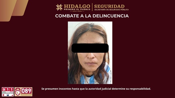 Desmantelan presunto punto de venta de narcóticos tras operativo en San Agustín Tlaxiaca, detienen a una mujer