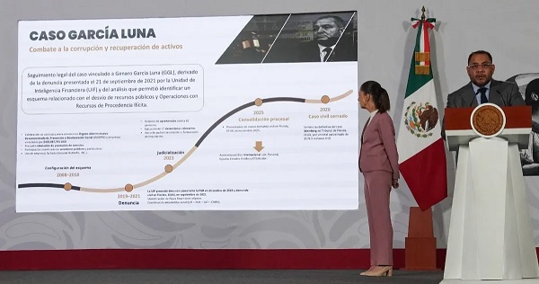 Recupera México 5.8 mdd de desvíos de García Luna; serán destinados a educación en Guerrero