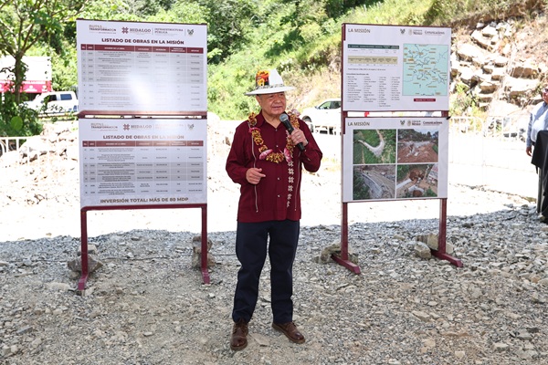 Atendemos cada rincón de Hidalgo; hay obra en los 84 municipios: Menchaca Salazar