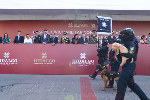 Hidalgo concluye festejos patrios con desfile cívico-militar