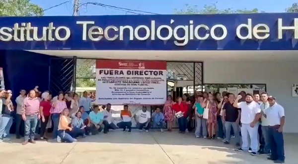 Docentes exigen salida del director del Tecnológico de Huejutla