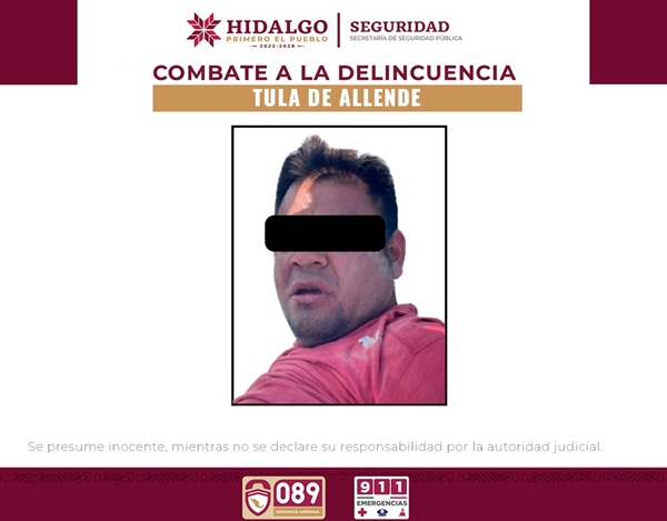 Coordinación operativa permite detener a una persona por presunto robo a transporte de carga
