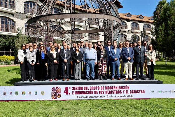 Hidalgo, punto de encuentro nacional e internacional para la modernización catastral