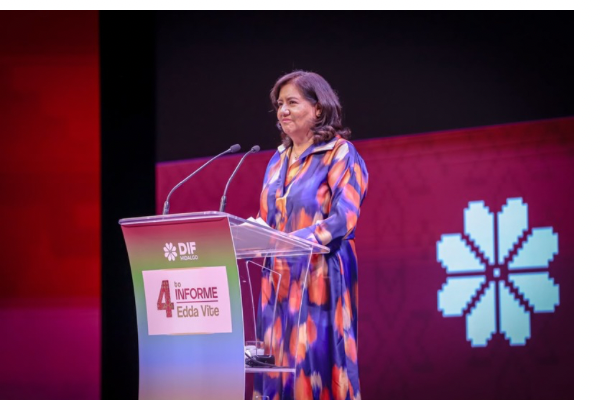 Edda Vite presenta resultados de cuatro años de trabajo al frente del DIF Hidalgo