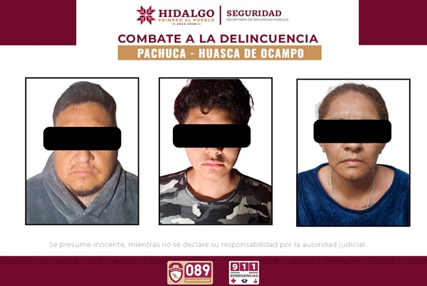 SSPH asegura cerca de 4 mil dosis de presunta droga y detiene a tres personas