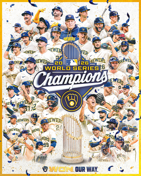Brewers conquistan su primera Serie Mundial tras vencer a Rays en cinco juegos