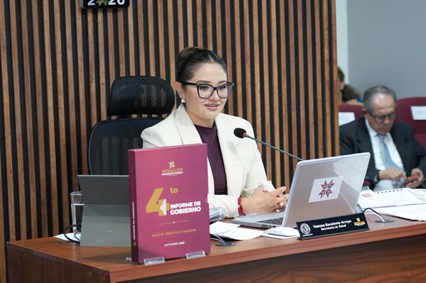 Fortalece Hidalgo infraestructura médica, vacunación, programas preventivos y atención en comunidades: Vanesa Escalante comparece ante diputados locales